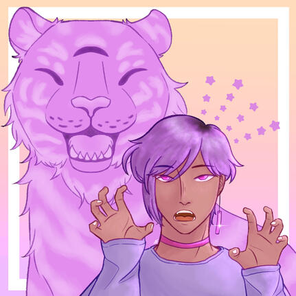 Rendered bust + flat bust